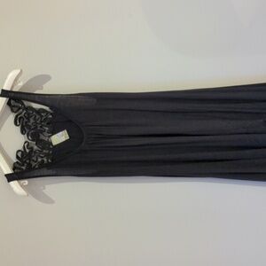 Alex & Jane Black Asymmetrical Hem Dress